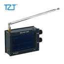TZT Hifi Audio 50KHz-2GHZ Malachite SDR DSP SDR Receiver Radio 1.10C AM/SSB/NFM/WFM w/ Speaker 3.5" Screen Silver/Black