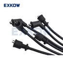 6PCS/Set Spark Plug Cable Set for Mitsubishi Montero Pajero V23 V43 L200 Triton K76T 6G72 3.0L MD173402