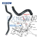 P/S Oil Pump Suction Return Hose for Mitsubishi Montero Pajero Sport KR1W KS1 L200 Triton KL1T KL2T KL6T 2015- 4455A777 4455A781