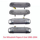 4PCS Chrome Exterior Outside Door Handle for Mitsubishi Montero Shogun Pajero 2 MK2 MR156875 MR156876 MR156877 MR156878