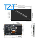 TZT MPI7010 7-inch HDMI-compatible IPS Display 1024x600 Support USB Dimming Function for Raspberry Pi