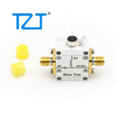 TZT 100kHz-1.0GHz 2A High Current Bias Tee 50ohms 50V RF DC Block with Gold-plated RF-SMA Female to RF/DC-SMA Female Connector