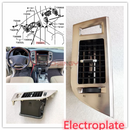 Air Conditioning Warm Air Vent Control Switch For Pajero Montero V83W V85W V93W V97W V98W 8030A366HA Middle Left (Electroplate)