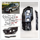 1PCS Front Bumper Corner Bracket For Pajero Montero Shogun V12W V23W V31W V33W V43W V45W MB930693 MR120525 MR120527 MB930694