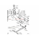1PCS Rear Suspension Stabilizer Bar Repair Kit Small Link Fit For Pajero Montero Sport KG4W KG6W KH4W KH6W KS5W KR5W 4056A138