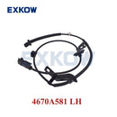 Rear ABS Wheel Speed Sensor for Mitsubishi 4WD Outlander II RVR ASX Lancer 4670A581 4670A582