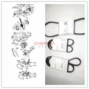 Engine Fan Belt Power Pump Air Conditioning Pump Belt For Pajero Montero V23W V43W MD199223 MD308925 MB813344 MZ690247
