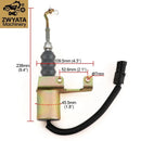 12V 24V Fuel Shutoff Solenoid SA-3742-12 3932017 For Deutz Bosch RSV Perkins Start Diesel Engine