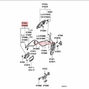 Door Inner Handle For Pajero Montero V63W V65W V68W V73W V75W V77W V78W MN117873 MN117874 MR432271 MR432272 5716A237 5716A238