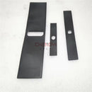 2PCS Gear Shift Panel Dust Cover Shift Lever Panel Trim Strip Rubber For Pajero Montero V93W V97W V98W 8015A066 8015A065