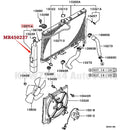 Car Radiator Condenser Tank Assy for Mitsubishi Lancer CS1 CS2 CS3 CS5 CS6 CS7 CS9 2000-2013 MR450237 Interior Replacement Parts