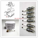 6PCS 6G72 Spark Plug For Pajero Montero K96W V43W V63W V73W V93W MS851335 MS851368 BKR6EGP (Platinum)