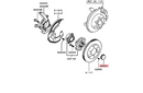 Hub Bearing Cover For Pajero Montero V63W V68W V73W V77W V83W V93W V97W V98W KG4W KG6W KH6W MR353350