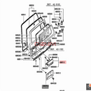 Rear License Plate Lamp Assembly For Pajero Montero V11W V23W V31W V33W V43W V45W MB774438