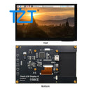 TZT MPI7010 7-inch HDMI-compatible IPS Display 1024x600 Support USB Dimming Function for Raspberry Pi