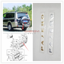 1PCS Spare Wheel Cover Logo Pajero Logo Fit For Pajero Montero Shogun V93W V83W V87W V97W 7415A151YB 7415A151HA