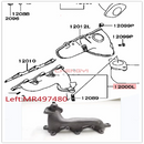 1PCS Exhaust Manifold Fit For Pajero Montero Sport V67W V75W V77W MR968801 MR497480
