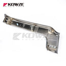 Car Front Bumper Side Garnish For Mitsubishi Pajero Montero 4 MK4 2015-2018 Chrome Trim Molding Decorative Cover Accessories