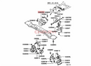 Transmission Support Pad For Pajero Montero Sport K96W MR448559 （Transmissão automática AT）