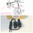 4WD Vacuum Solenoid Freewheel Clutch Solenoid Valve Fit For Pajero Montero Shogun V83W V87W V93W V95W V97W 8657A031 K5T47776