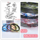 4M41 Piston Rings Set Fit For Pajero Shogun Montero V68W V78W ME203533 (STD)