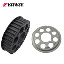 A Set Crankshaft Sprocket & Flange For Mitsubishi  L200 Triton III IV 1996-2005-2015 Pajero Sport II 2008-2016 MD164835