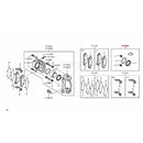 Front Brake Caliper Seal Kit FrontRepair Kit Fit For Pajero Montero Sport KA4T KB4T KH4W KH6W KH9W KS3W 4605B628 MR527979
