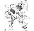 Air Cleaner Intake Air Hose Duct for Mitsubishi Outlander CW4W CW5W 2006-2012 Delica CV2W CV4W CV5W 4B11 4B12 1505A630 1505A423