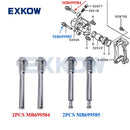 2PCS Front Brake Pins for Mitsubishi Pajero Montero 2 MK2 Space Gear L400 Van Space Wagon Eclipse Lancer Colt MB699584 MB699585
