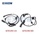 Rear ABS Wheel Speed Sensor for Mitsubishi 4WD Outlander II RVR ASX Lancer 4670A581 4670A582