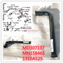 Cylinder Head Outlet Pipe Iron Pipe Water Coolant Pipe For Pajero Montero K96W V33W V43W V73W V75W MD307137 MN158465 1310A525