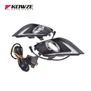 Refit LED Front Fog Lamp Lights Bumper Garnish Cover for Mitsubishi ASX RVR GA1W GA2W GA8W 2016 2017 2018 2019 8321A717 8321A718