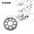 4D56 Engine Crankshaft Sprocket Flange for Mitsubishi Pajero Montero Sport Nativa K94 L200 Triton L300 L400 Delica MD050121