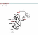 4G69 Time Gauge Kit Timing Suit Timing Belt For Outlander CU5W NA4W DK2A MR994968 MN137247 MR984375 MR984778 MD352473 MN137248