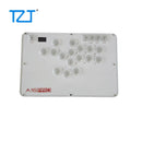 TZT HAMGEEK A16 Pro Hitbox Black/White 16-Button Arcade Stick Arcade Controller w/ Low Profile Silver Switches