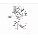 Rear Suspension Lower Swing Arm Bushing For Outlander CU4W CU5W CS9A CJ1A CJ2A CK1A CK2A CK5A CR5W CR5W CT9A MR403464