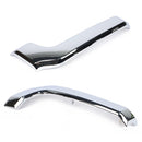 Car Front Bumper Side Garnish For Mitsubishi Pajero Montero 4 MK4 2015-2018 Chrome Trim Molding Decorative Cover Accessories