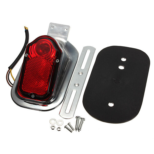 Universal Motorcycle Rear Tail Light Bulb Mount Plate