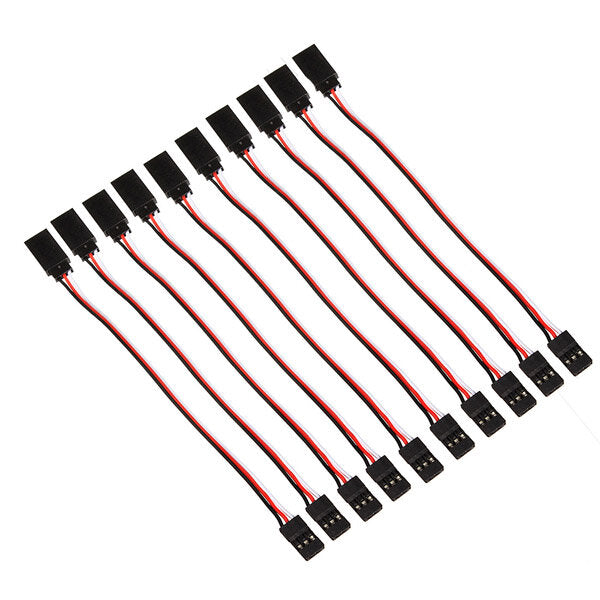 10 Pcs 15cm 60 Cores Servo Extension Wire Cable For Futaba JR