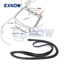 Front Windshield Side Moulding for Mitsubishi ASX RVR GA1W GA2W GA3W GA4W GA5W GA6W GA8W GA9W 2010-2019 6107A041