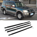Car Window Sealing Strip for For Mitsubishi Montero Pajero 3 4 MK3 MK4 V73 V78 V93 V97 V98 Windows Glass Rubber WeatherStrip