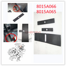 2PCS Gear Shift Panel Dust Cover Shift Lever Panel Trim Strip Rubber For Pajero Montero V93W V97W V98W 8015A066 8015A065