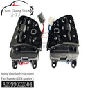 Black Steering Wheel Multifunction Button A0999052504 for Mercedes Benz (Left-Hand Drive)