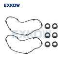 Rocker Cover Gasket & Cylinder Head Spark Plug Guide Seal for Mitsubishi Pajero Montero Sport Nativa L200 MD198128 MD303148