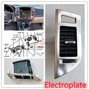 Air Conditioning Warm Air Vent Control Switch For Pajero Montero V83W V85W V93W V97W V98W 8030A306HA Middle Right (Electroplate)