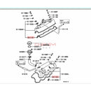 6G72-12 valves Valve Chamber Gasket Suitable Oil-resistant Rubber Sealing Ring Spark Plug Seal For Pajero Montero V33W MD330989