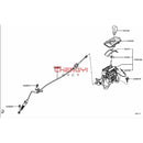 Hift Cable Transmission Shift Lever Cable Shift For Outlander GF2W GF3W GF7W GF8W 2430A132 2430A266