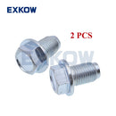 2PCS Engine Oil Pan Plug for Mitsubishi Pajero MK3 MK4 6G72 6G74 6G75 Montero Sport Nativa Challenger L200 Triton MD368072