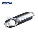 Front Bumper Lamp Cover for Mitsubishi Pajero Montero 4 MK4 V80 V90 2015 2016- 6400G121 6400G122 Fog Lamp Cover