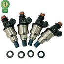 Set 4PCS High Quality OEM INP-018 INP 018 MD186379 INP018 MDL450 Fuel Injector Nozzle For MITSUBISHI ECLIPSE TURBO 90-99